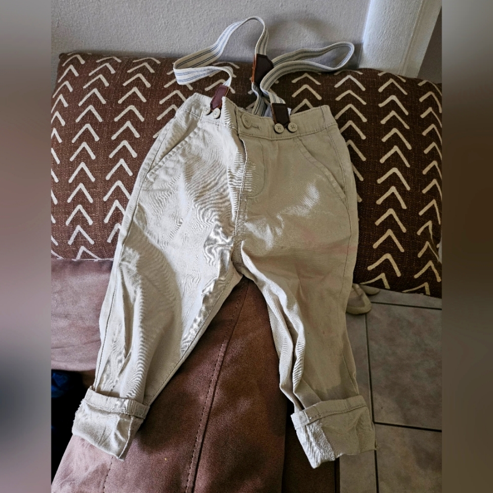 Pants with Suspenders